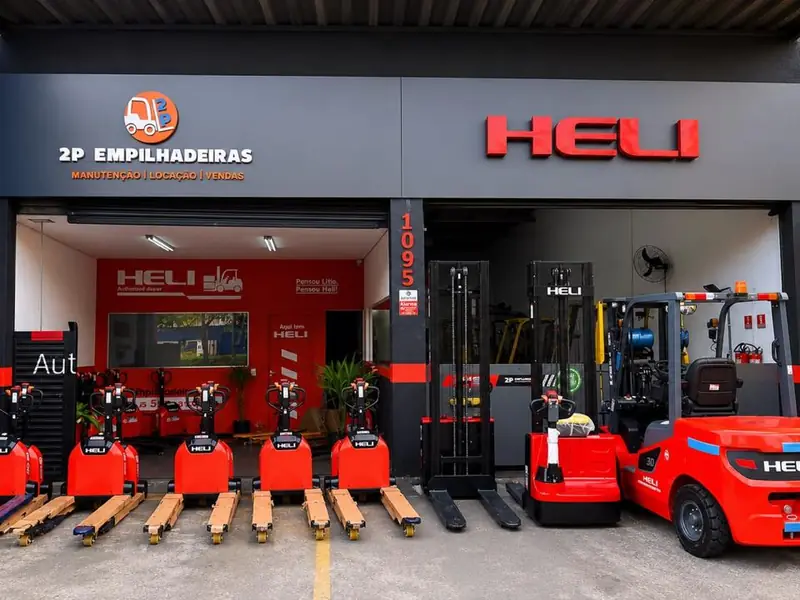 Fachada Heli · 2P Empilhadeiras em Osasco
